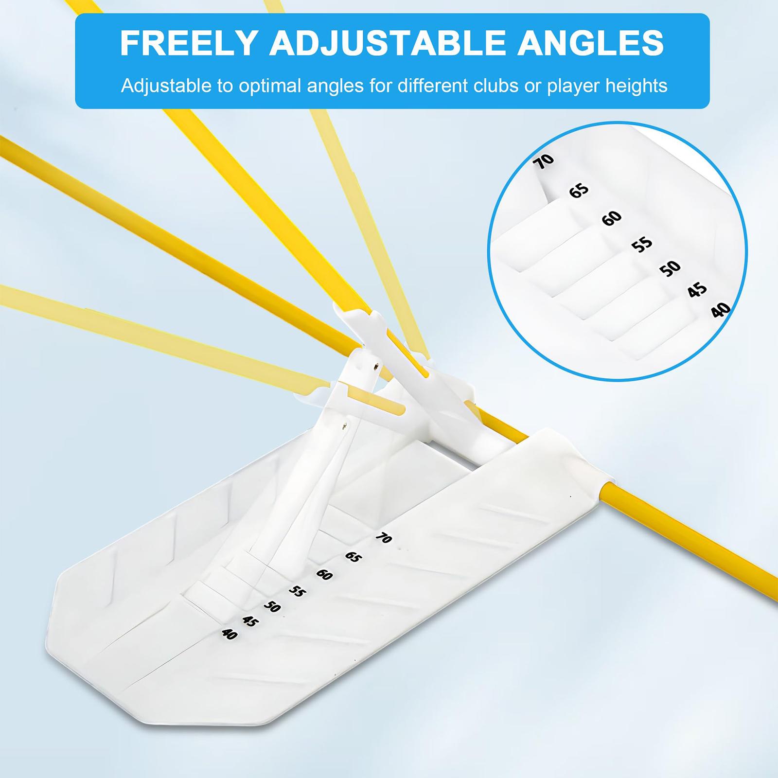 Alignment Stick Set - Treinador de Swing de Golfe Ajustável: